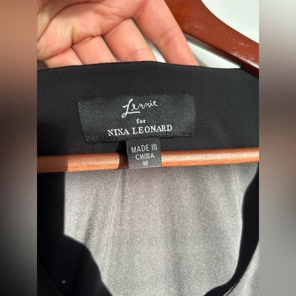 Nina Leonard Black Maxi Dress - Picture 3 of 13